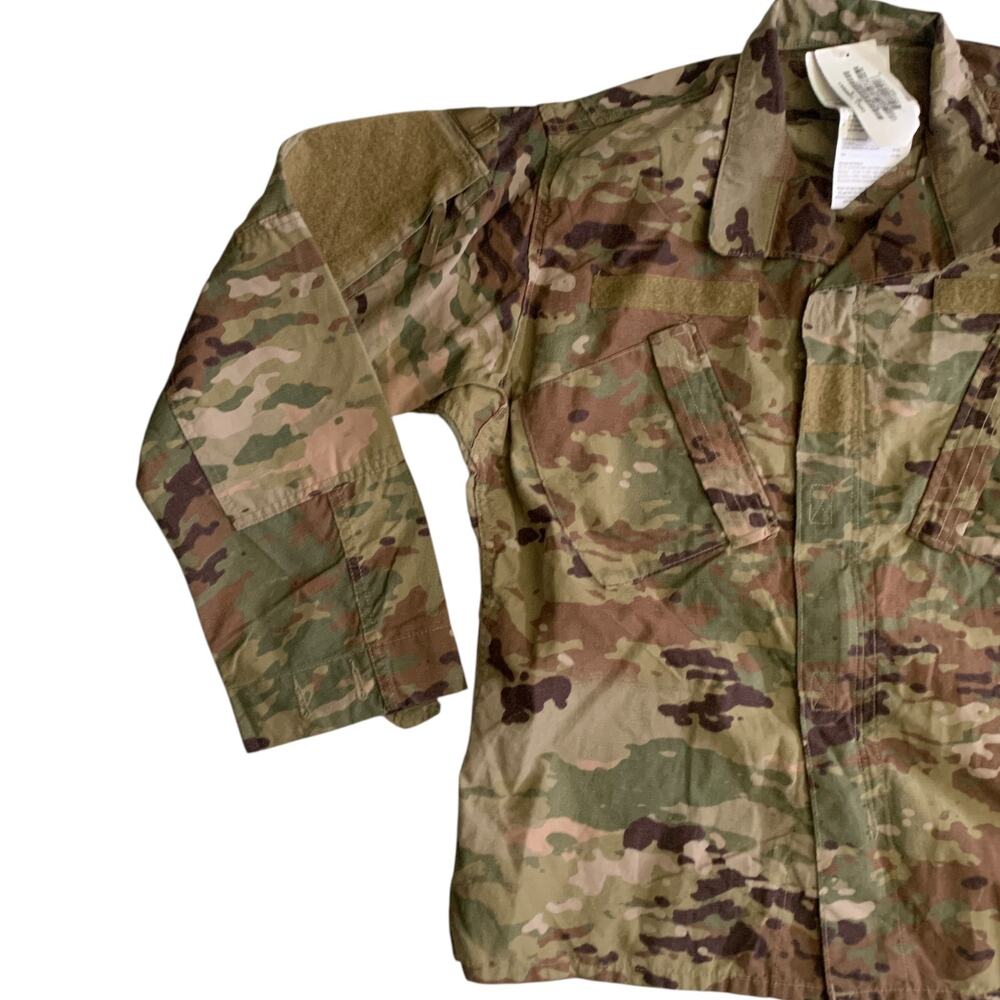 Army Combat Uniform Coat Men's Size M Reg Full Zip Blouse Shirt Coat Brand New - Picture 7 of 16